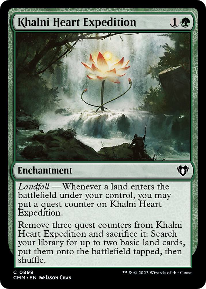 Khalni Heart Expedition 899 card from Commander Masters