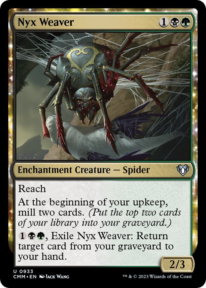 Nyx Weaver 933 card from Commander Masters