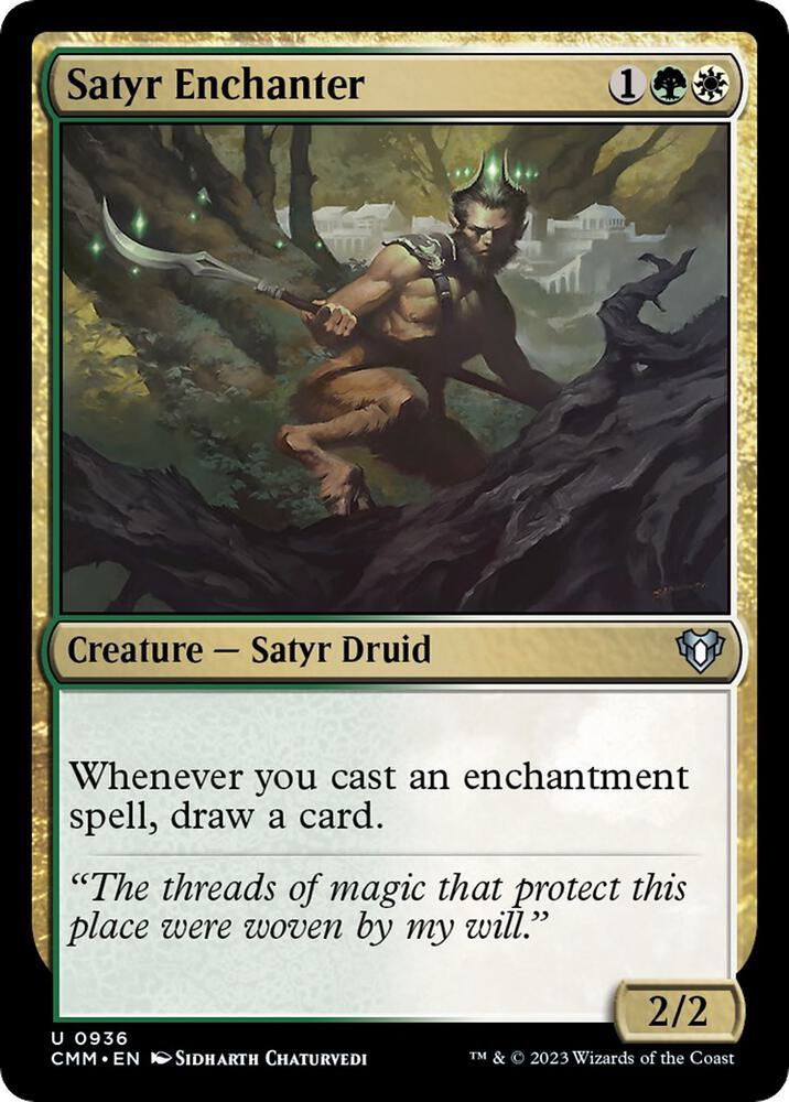 Satyr Enchanter 936 card from Commander Masters