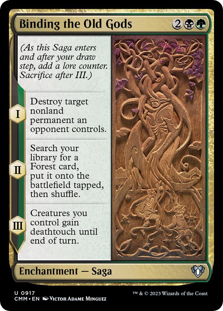Binding the Old Gods 917 card from Commander Masters