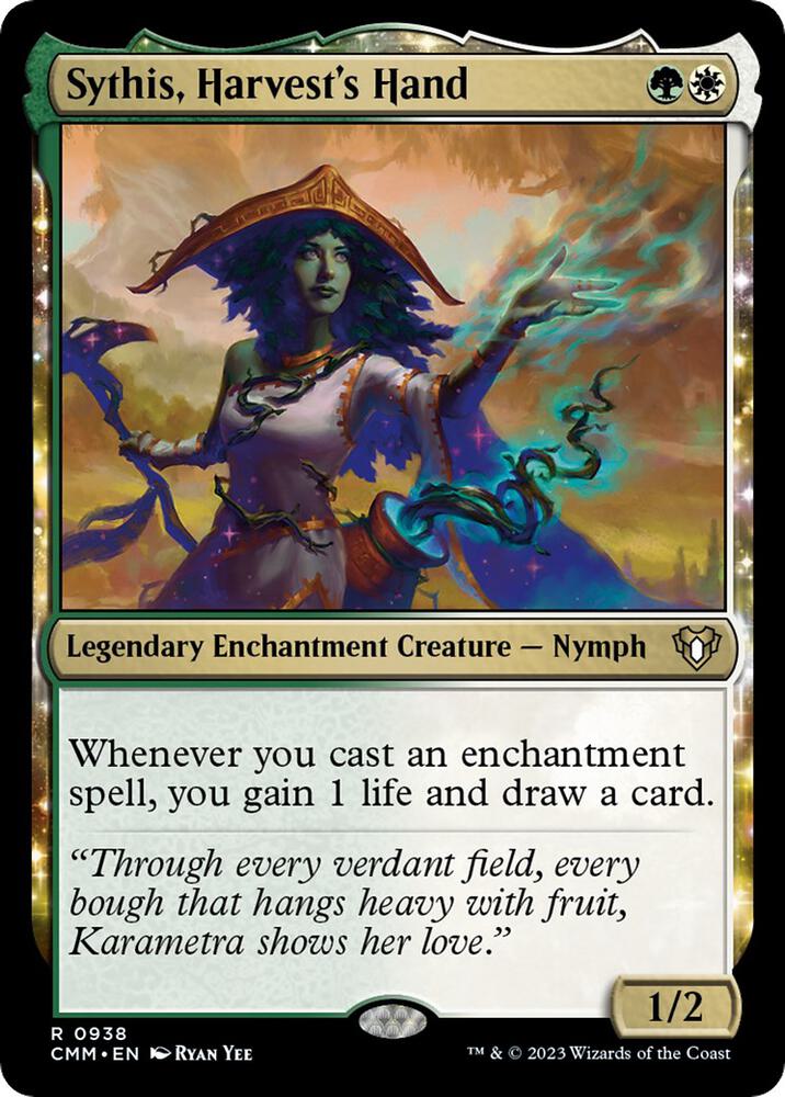 Sythis, Harvest's Hand 938 card from Commander Masters