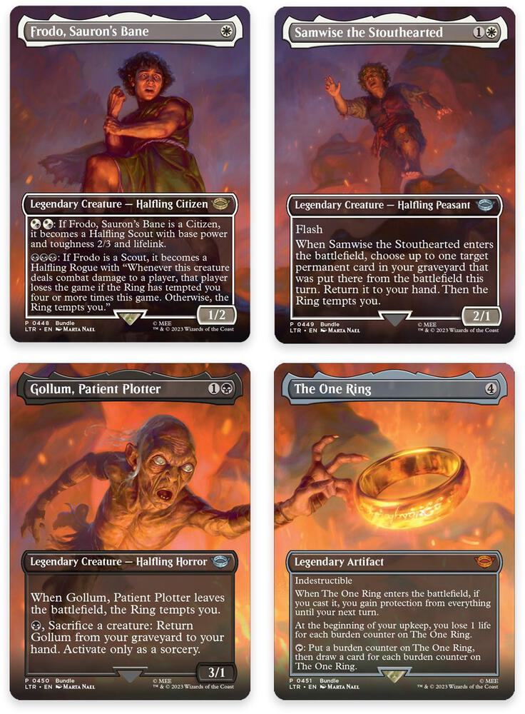Mount Doom Scene [Set of 4] 448-451 card from Universes Beyond: The Lord of the Rings: Tales of Middle-earth