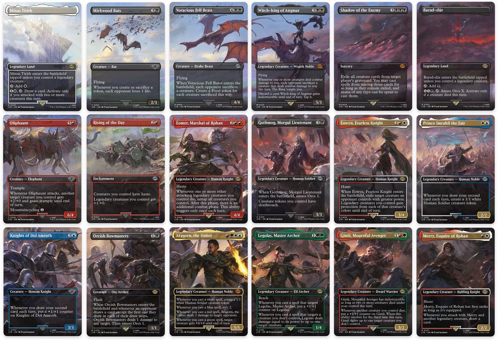 Battle of the Pelennor Fields Scene [Set of 18] 420-437 card from Universes Beyond: The Lord of the Rings: Tales of Middle-earth