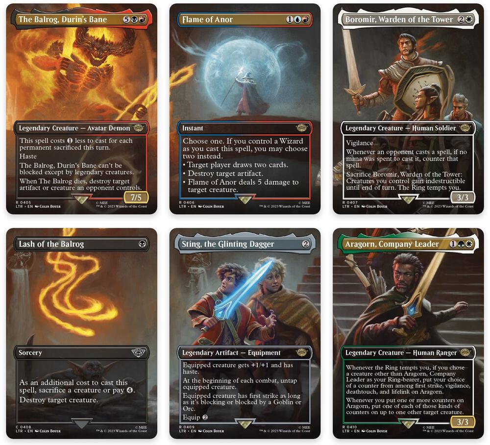 Bridge of Khazad-dum Scene [Set of 6] 405-410 card from Universes Beyond: The Lord of the Rings: Tales of Middle-earth
