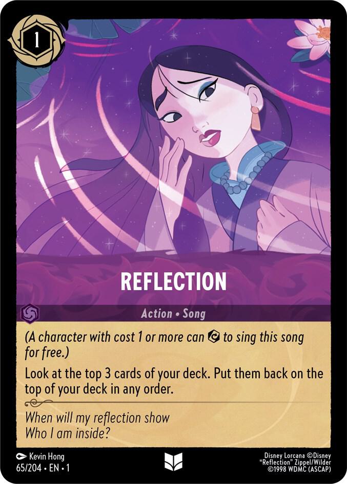 Reflection 65/204 card from The First Chapter