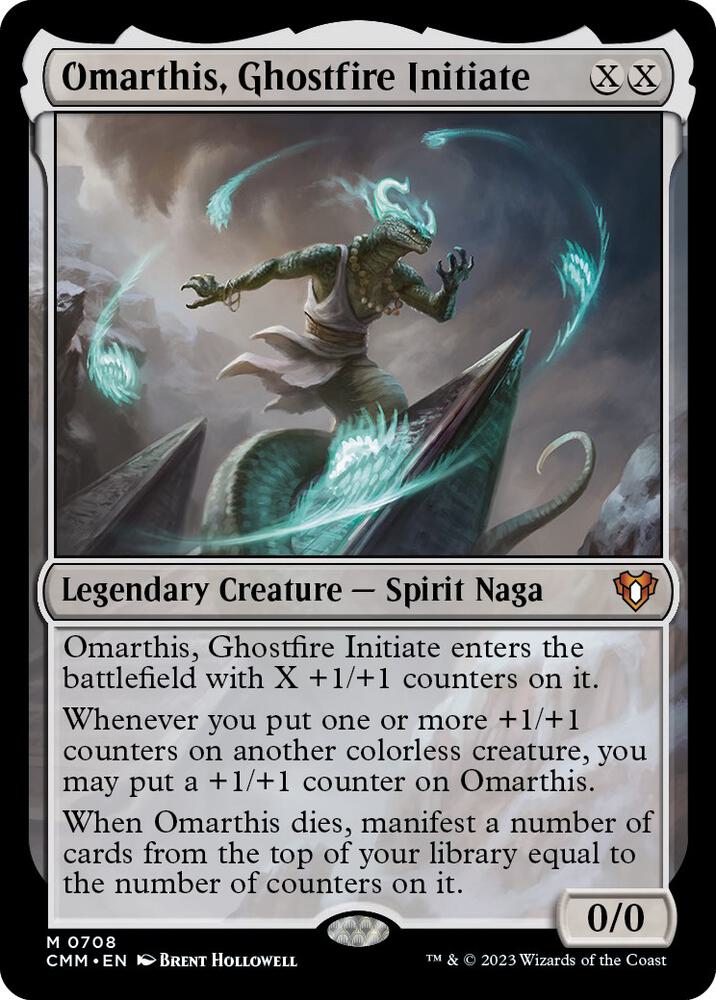 Omarthis, Ghostfire Initiate 708 card from Commander Masters