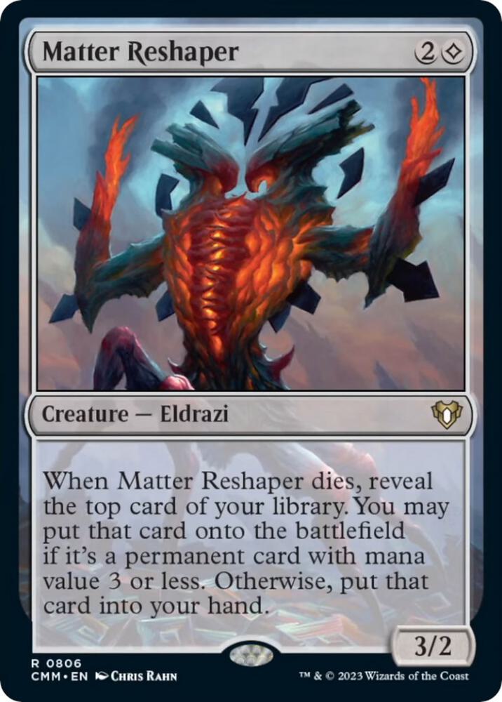 Matter Reshaper 806 card from Commander Masters