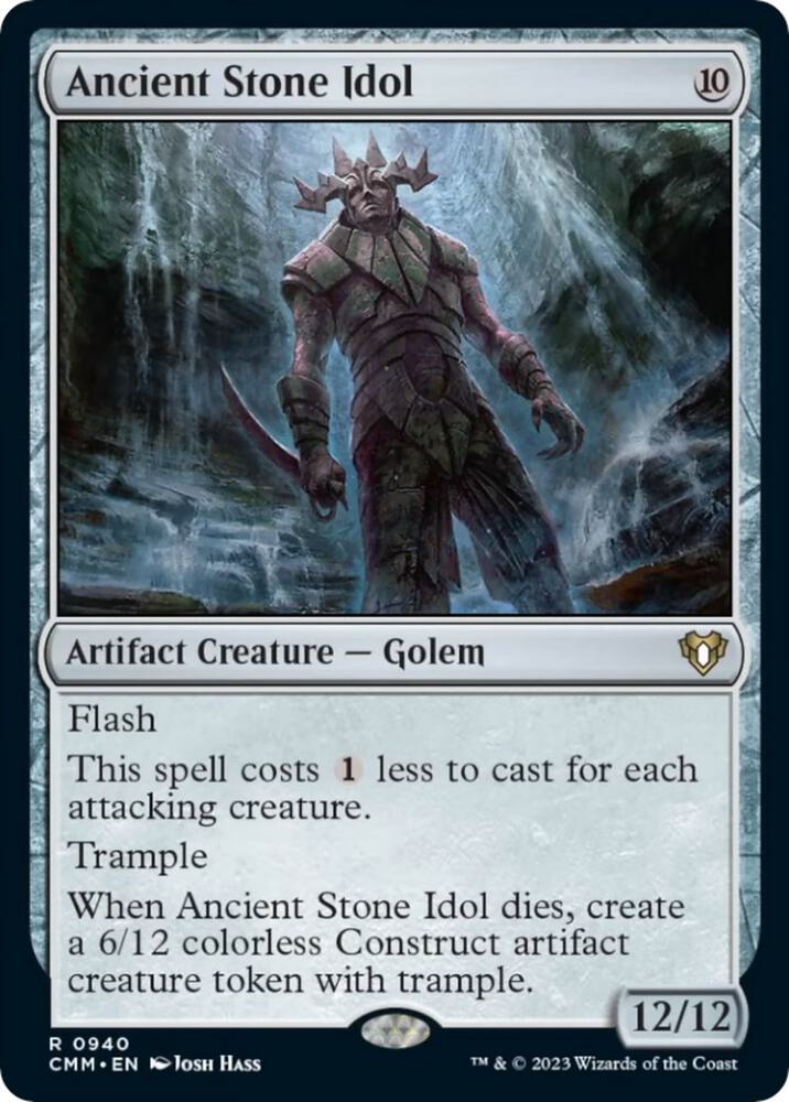 Ancient Stone Idol 940 card from Commander Masters