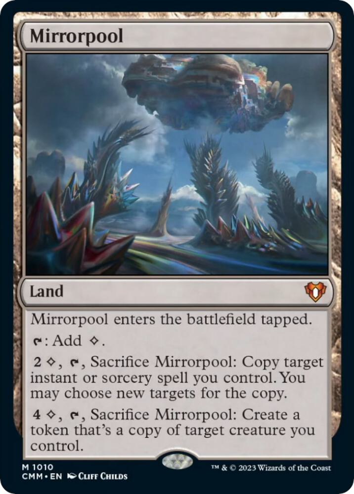 Mirrorpool 1010 card from Commander Masters