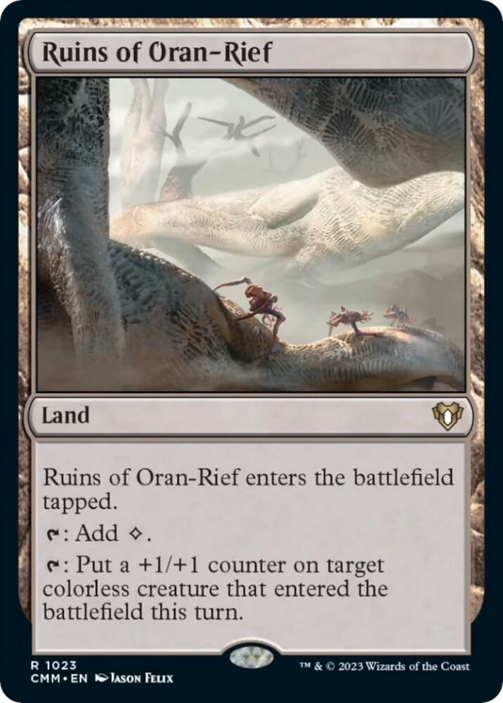 Ruins of Oran-Rief 1023 card from Commander Masters
