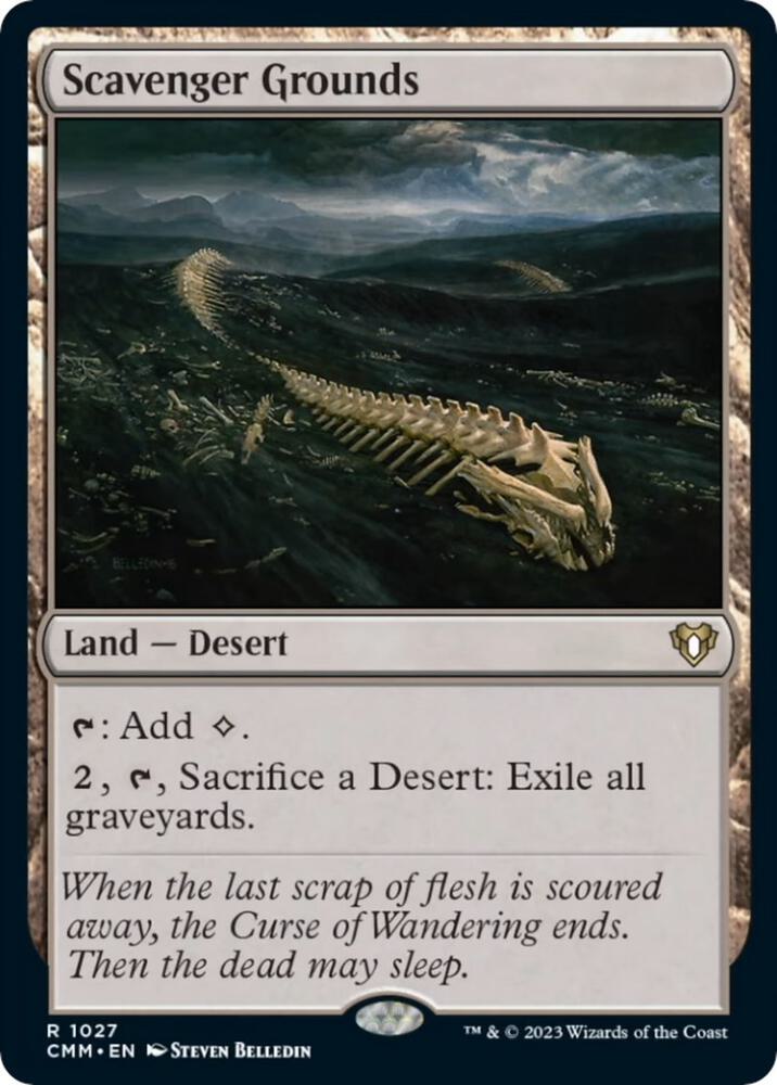 Scavenger Grounds 1027 card from Commander Masters