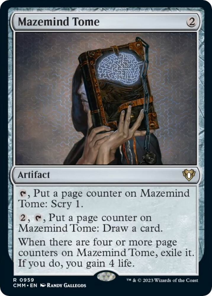Mazemind Tome 959 card from Commander Masters