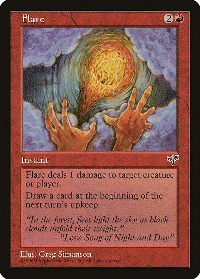 Flare card from Mirage