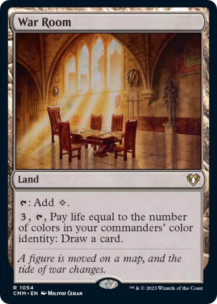 War Room 1054 card from Commander Masters
