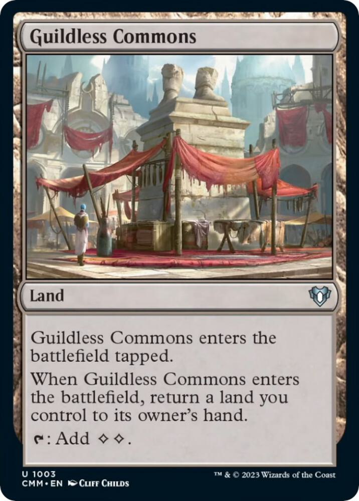 Guildless Commons 1003 card from Commander Masters