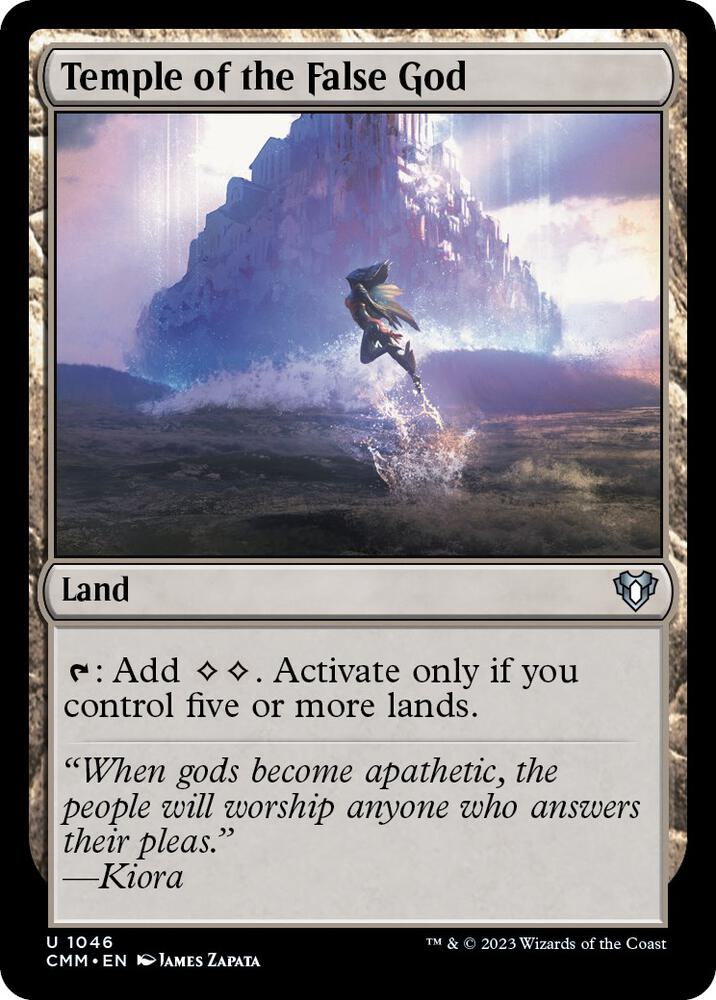 Temple of the False God 1046 card from Commander Masters