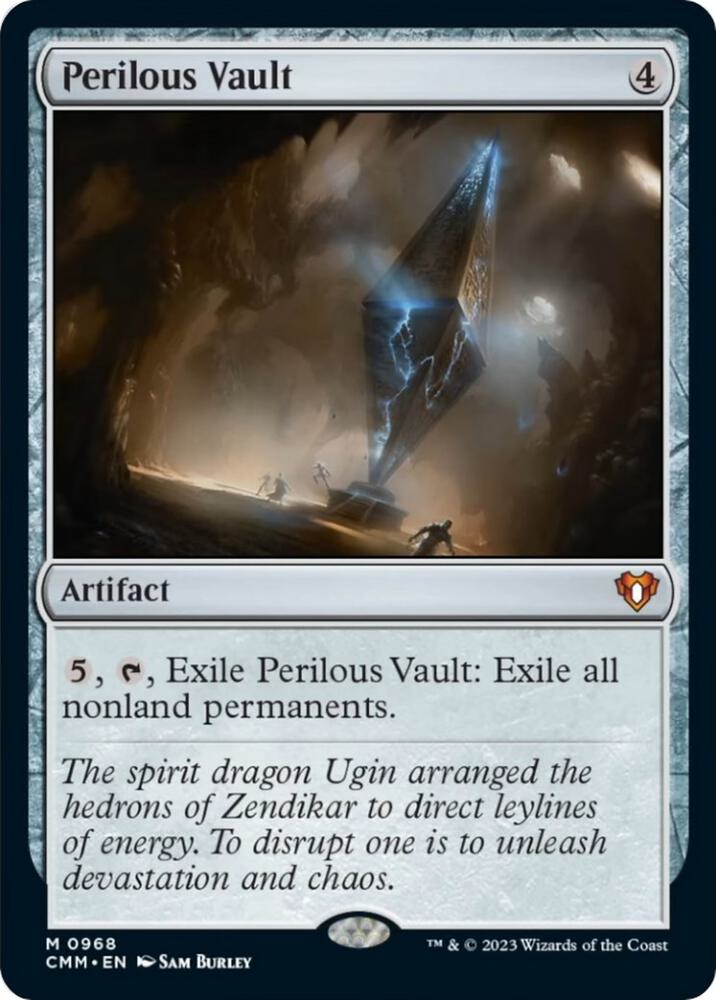 Perilous Vault 968 card from Commander Masters