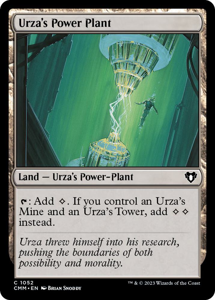Urza's Power Plant 1052 card from Commander Masters