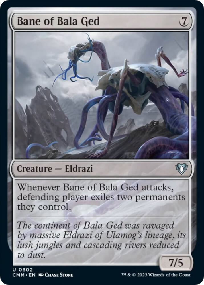 Bane of Bala Ged 802 card from Commander Masters