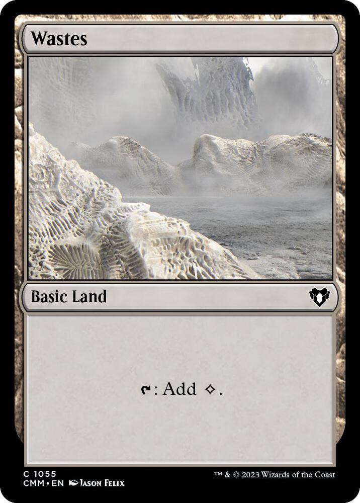 Wastes 1055 card from Commander Masters