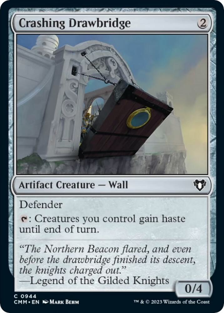 Crashing Drawbridge 944 card from Commander Masters