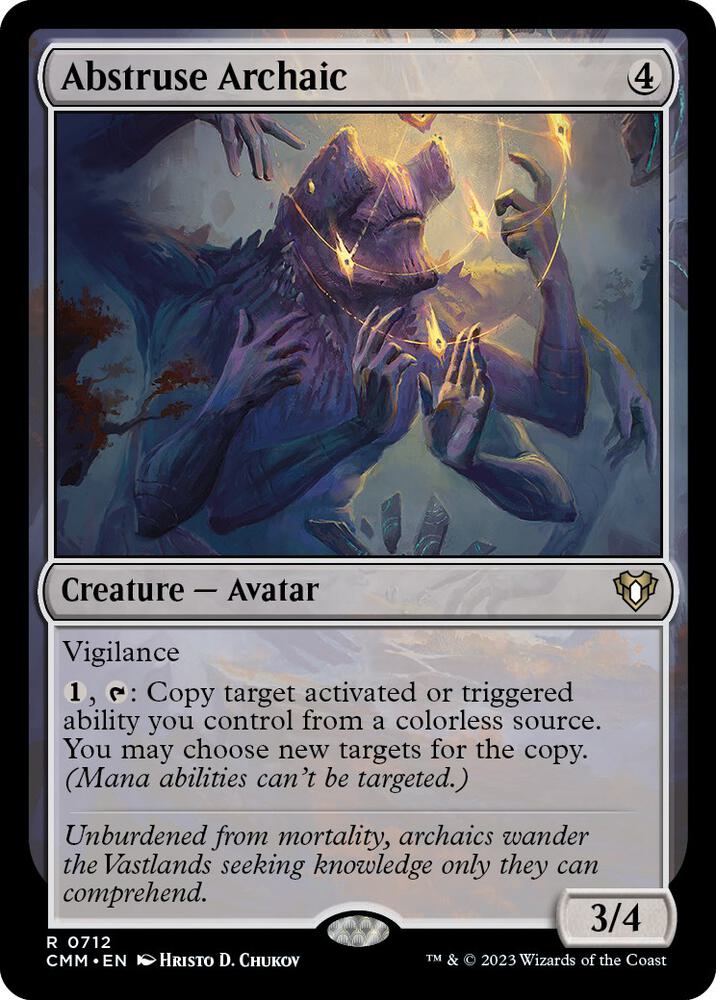 Abstruse Archaic 712 card from Commander Masters