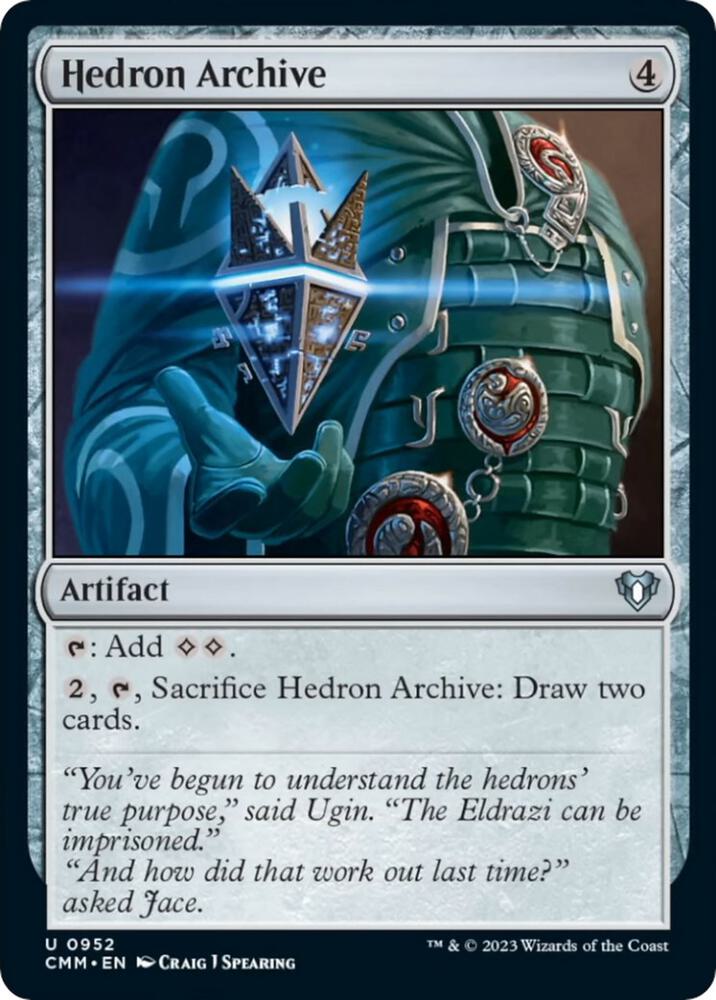Hedron Archive 952 card from Commander Masters