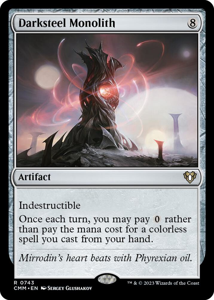 Darksteel Monolith 743 card from Commander Masters