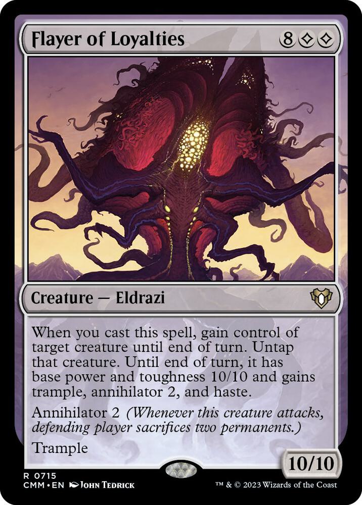 Flayer of Loyalties 715 card from Commander Masters