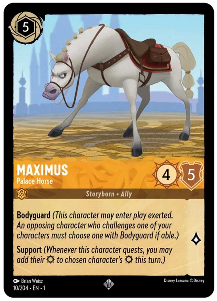 Maximus - Palace Horse 10/204 card from The First Chapter