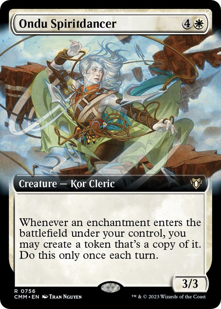 Ondu Spiritdancer (Extended Art) 756 card from Commander Masters