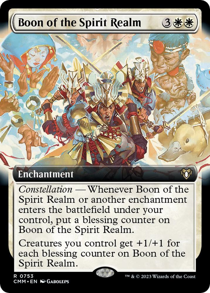 Boon of the Spirit Realm (Extended Art) 753 card from Commander Masters