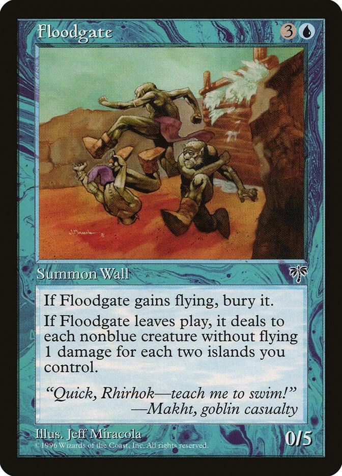 Floodgate card from Mirage