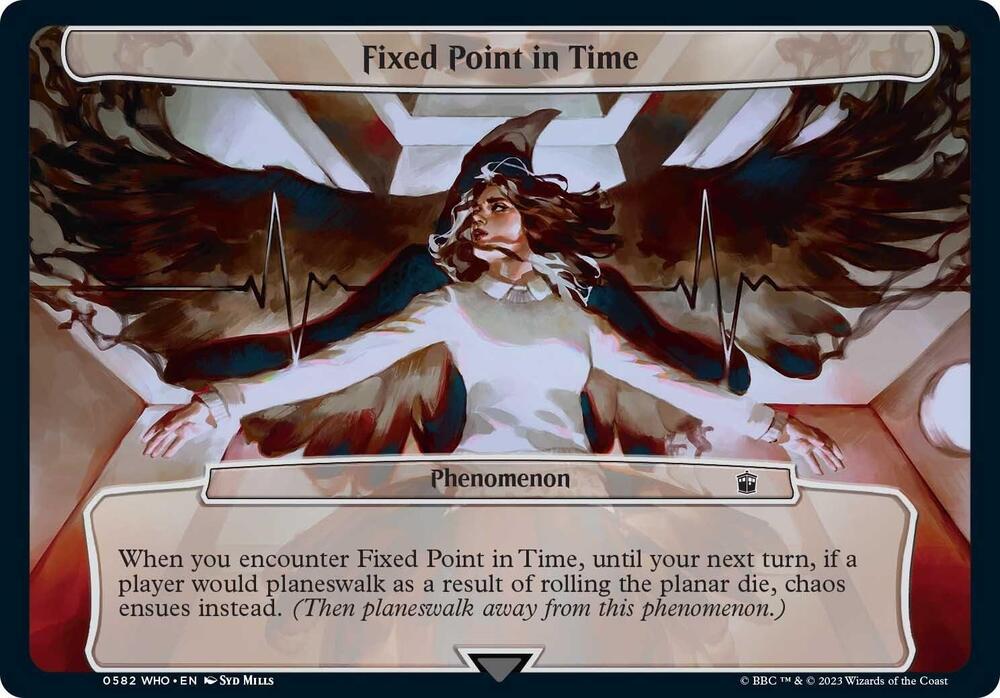 Fixed Point in Time 582 card from Planechase: Universes Beyond: Doctor Who