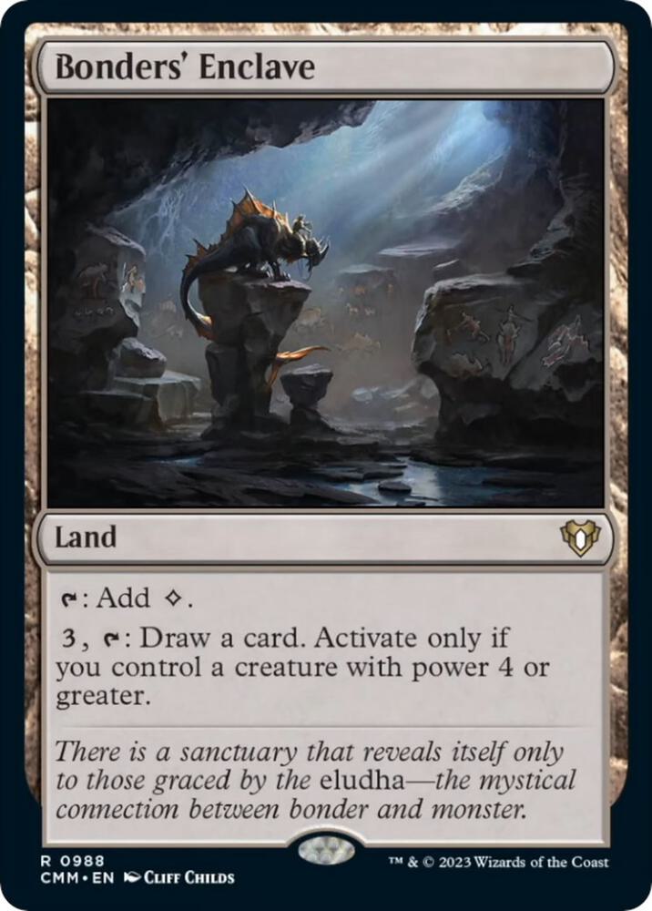 Bonders' Enclave 988 card from Commander Masters