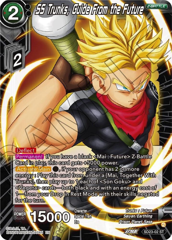 SS Trunks, Guide From the Future SD23-02 card from Critical Blow