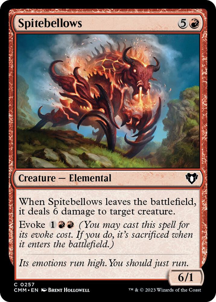 Spitebellows 257 card from Commander Masters