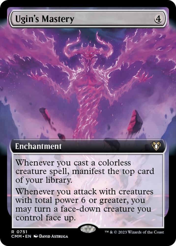 Ugin's Mastery (Extended Art) 751 card from Commander Masters