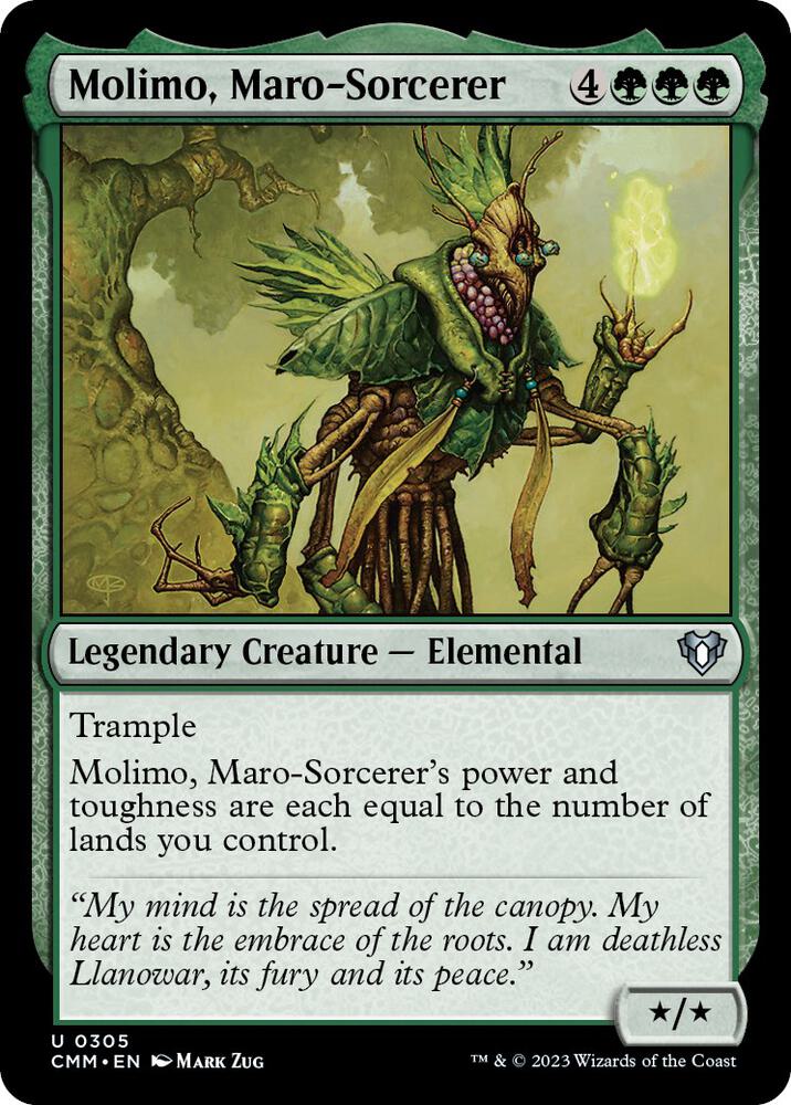 Molimo, Maro-Sorcerer 305 card from Commander Masters