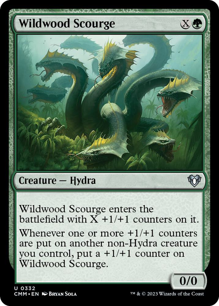 Wildwood Scourge 332 card from Commander Masters