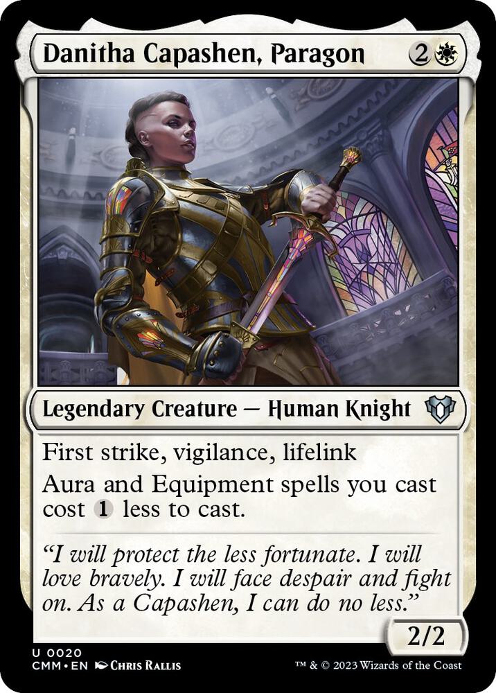 Danitha Capashen, Paragon 20 card from Commander Masters