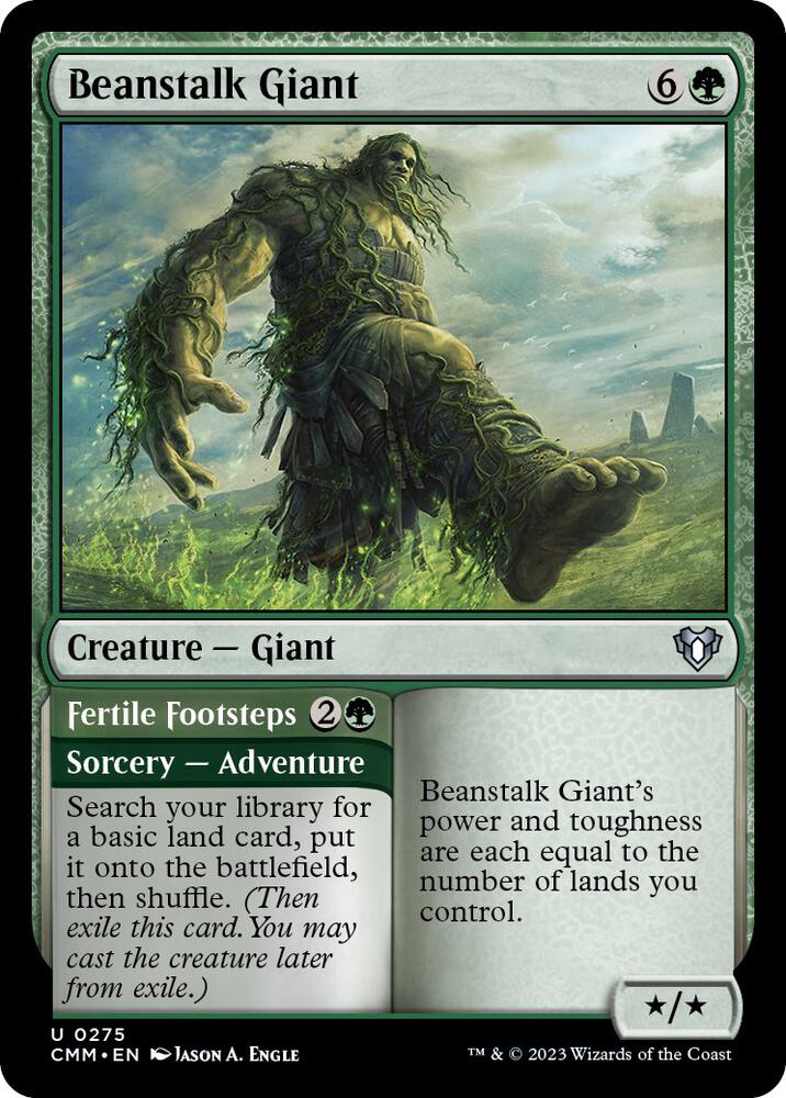 Beanstalk Giant 275 card from Commander Masters