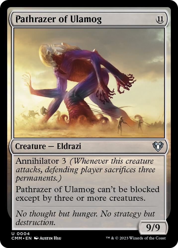 Pathrazer of Ulamog 4 card from Commander Masters