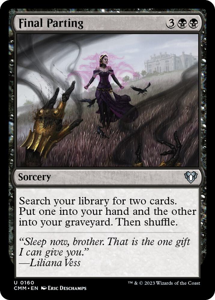 Final Parting 160 card from Commander Masters