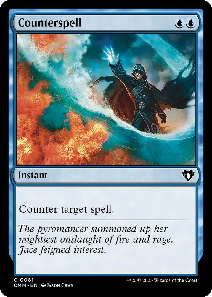 Counterspell 81 card from Commander Masters