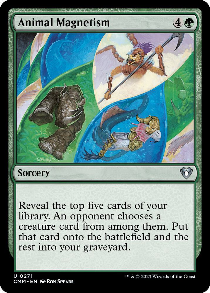 Animal Magnetism 271 card from Commander Masters
