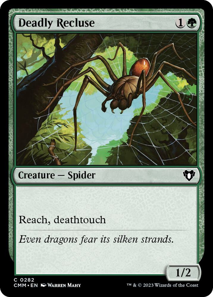 Deadly Recluse 282 card from Commander Masters