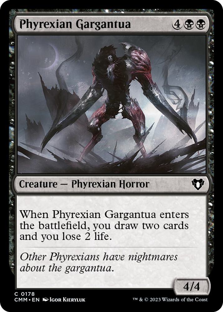 Phyrexian Gargantua 178 card from Commander Masters