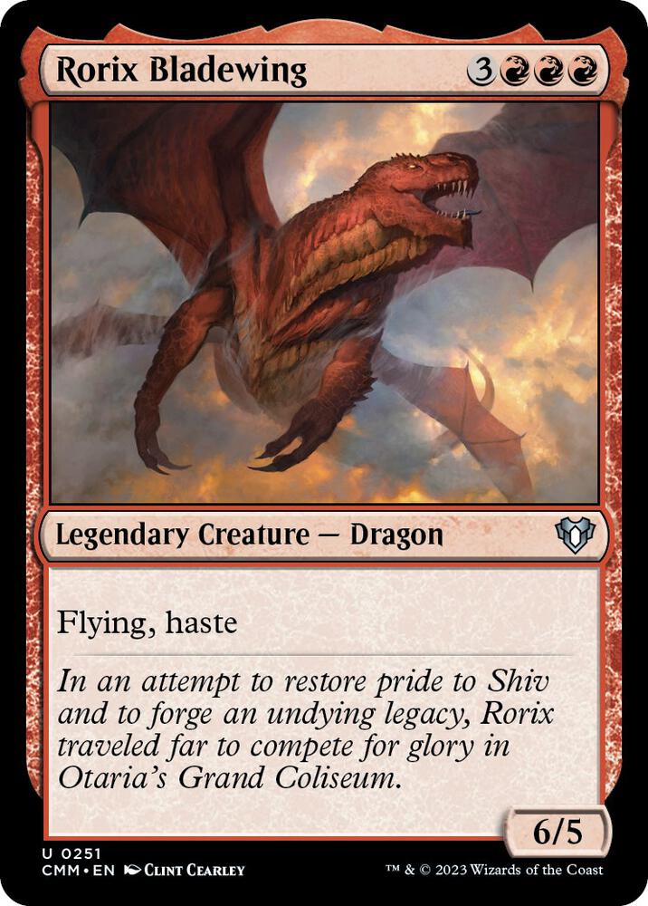 Rorix Bladewing 251 card from Commander Masters