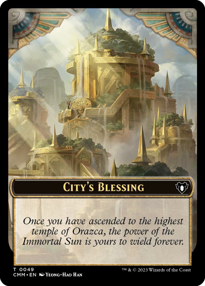 City's Blessing // Construct Double-Sided Token 49 // 41 card from Commander Masters